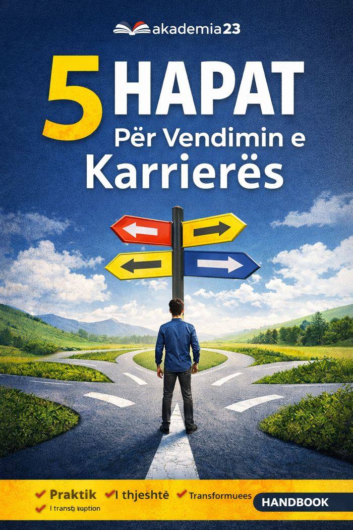 Kopertina e librit 5 Hapat për Vendimin e Karrierës