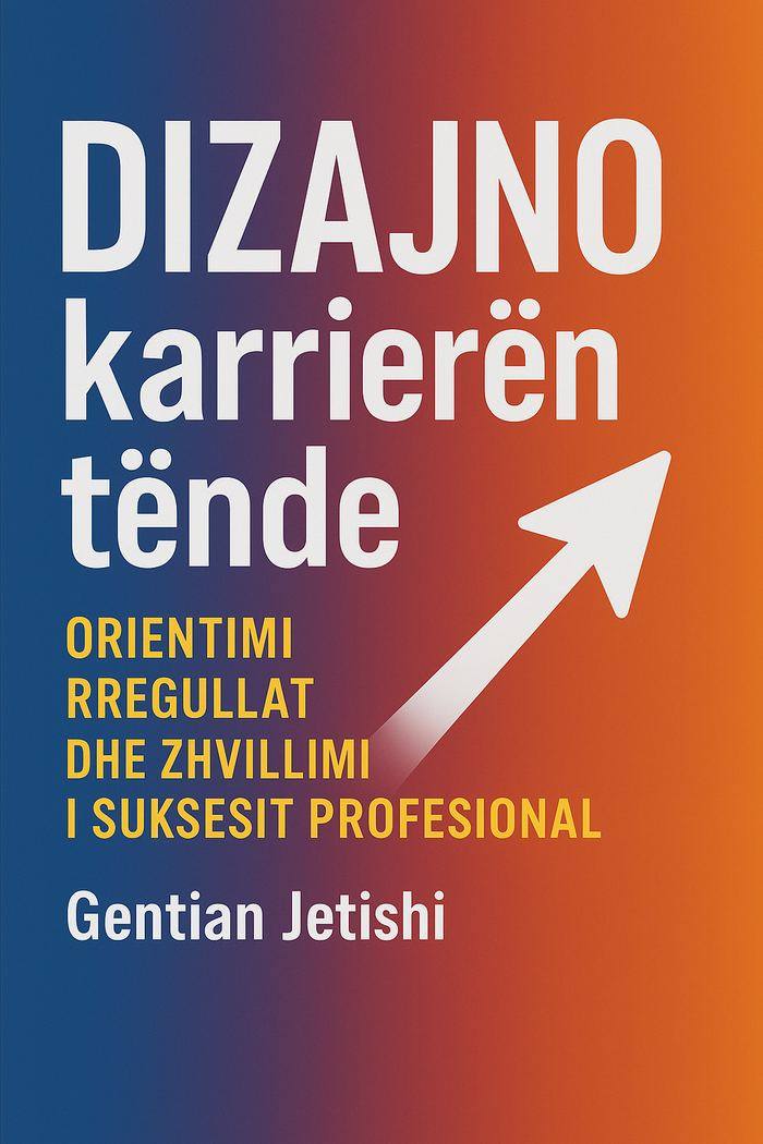 Kopertina e librit Dizajno Karrierën Tënde