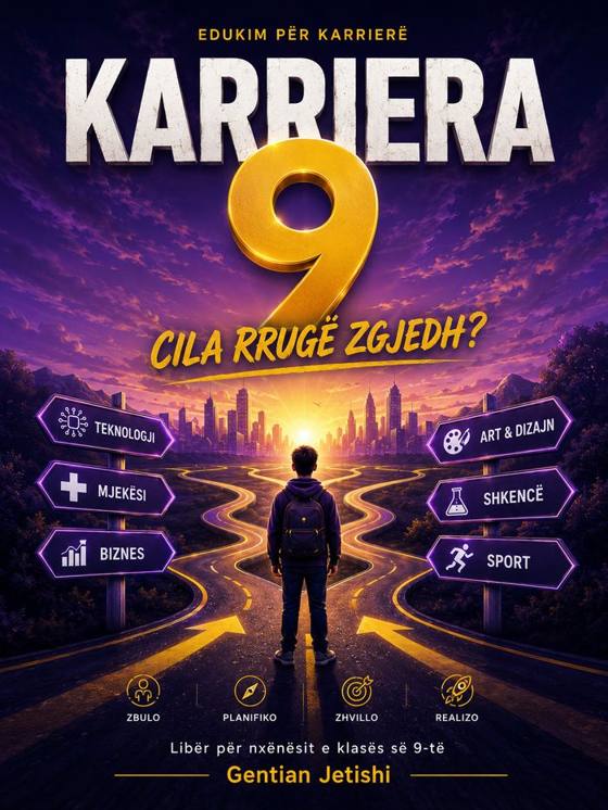 Kopertina e librit Karriera 9 – Cila Rrugë Zgjedh?